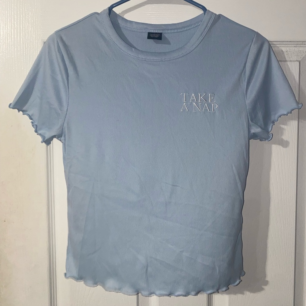 Basic Tee with Lettering